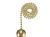 16302 - Brass Ball 12-in Brass Pull Chain