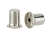 28007 - Two 1 inch Nickel Lamp Finials