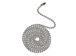 17104 Series Stainless Steel Finish Beaded Chain