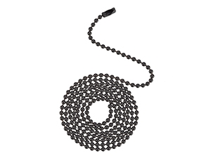 17106 - Oil Rubbed Bronze Finish Beaded Chain with Connector
