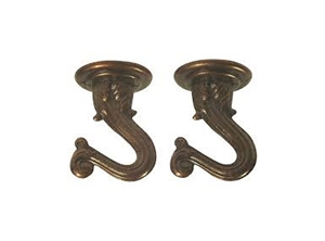 26211 - Two Antique Copper Swag Hook Kits